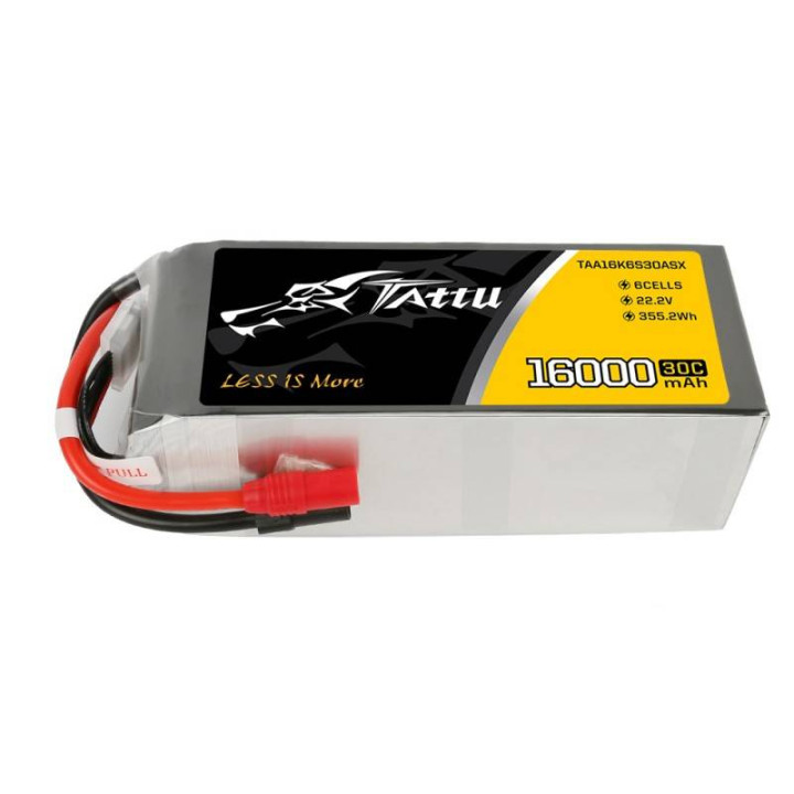 Akku Tattu 16000mAh 22.2V 30C 6S1P LiPo AS150+XT150