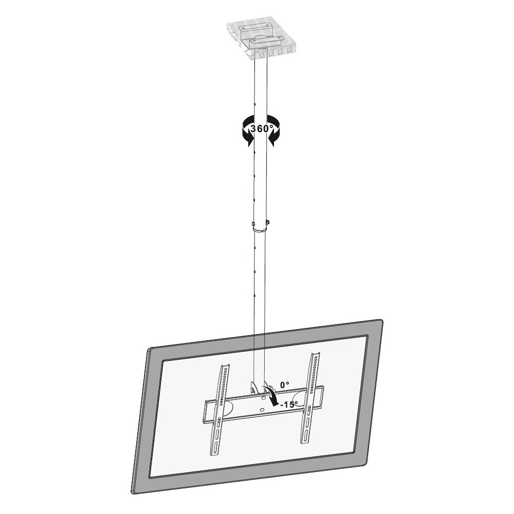 BRATECK-PLB-CE344 MONITORIAUS LAIKIKLIS