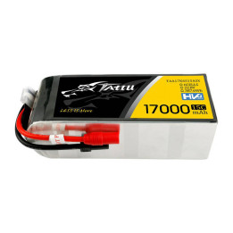 Tattu 17000 мАч 22,8 В 15C 6S1P Lipo аккумулятор с разъемом AS150+XT150