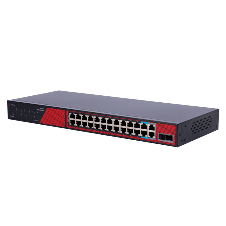 SAFIRE SF-SW2824HIPOE-300 21 portu PoE slēdzis 300W