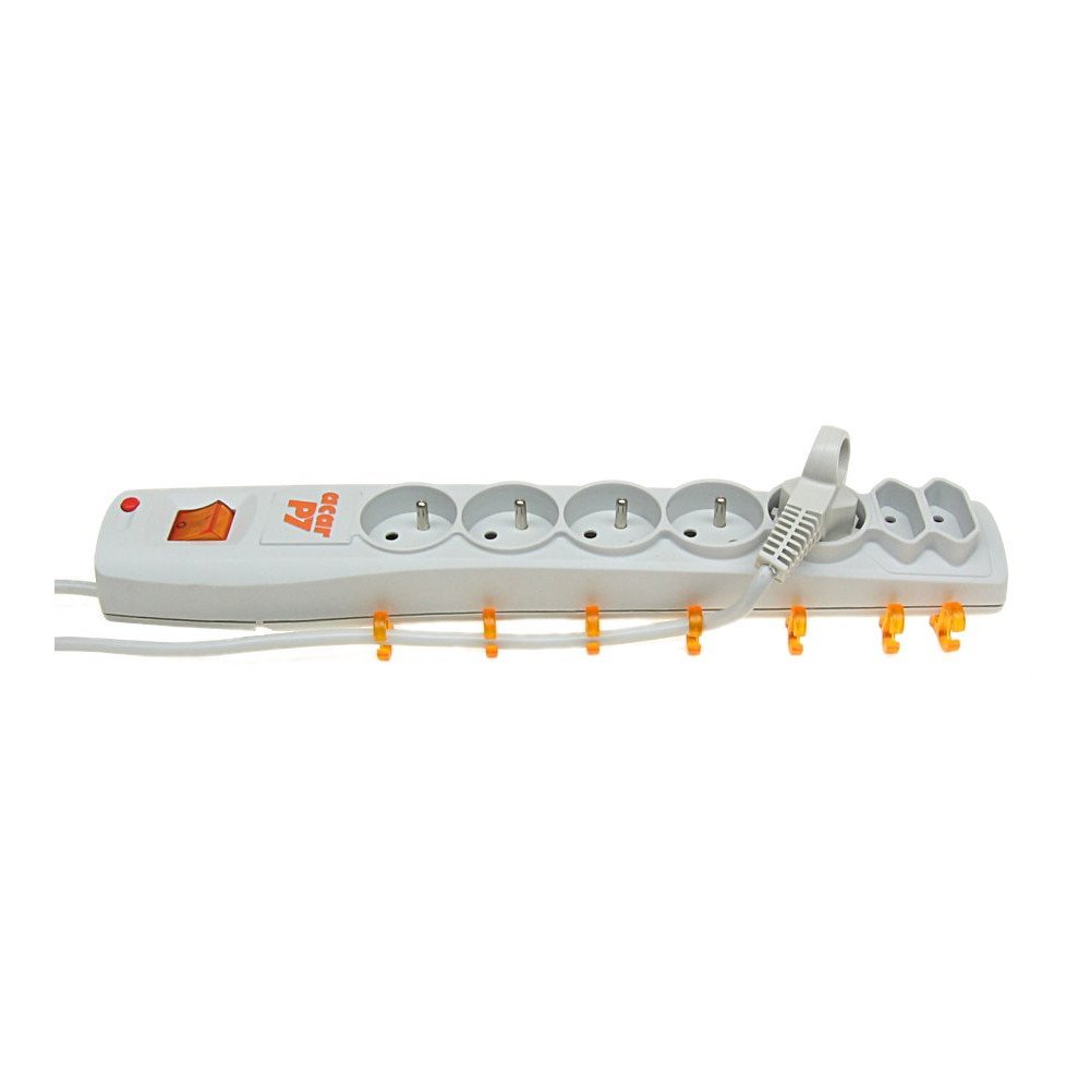 ACAR-P7 POWER STRIP (5 + 2 LIETUVES)