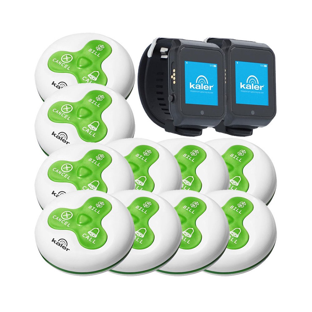 KALER Waiter Calling System - 10 tables - Restaurant Set