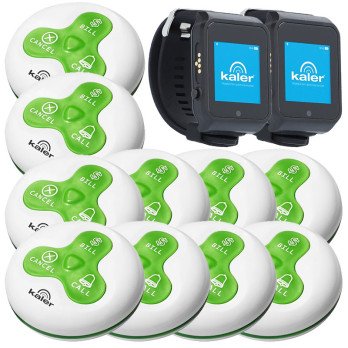 KALER Waiter Calling System - 10 tables - Restaurant Set