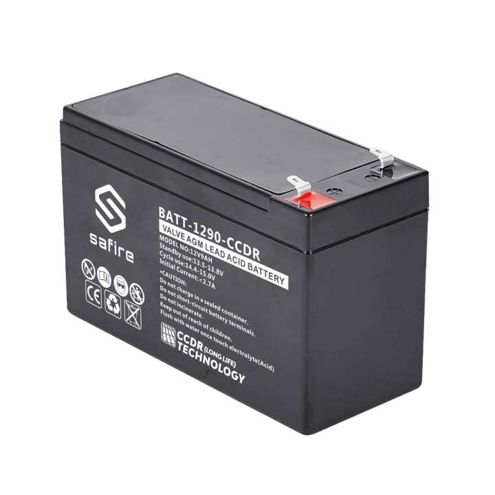 SAFIRE BATT-1290-CCDR 12 V akku/virtalähde – kannettava voimalaitos