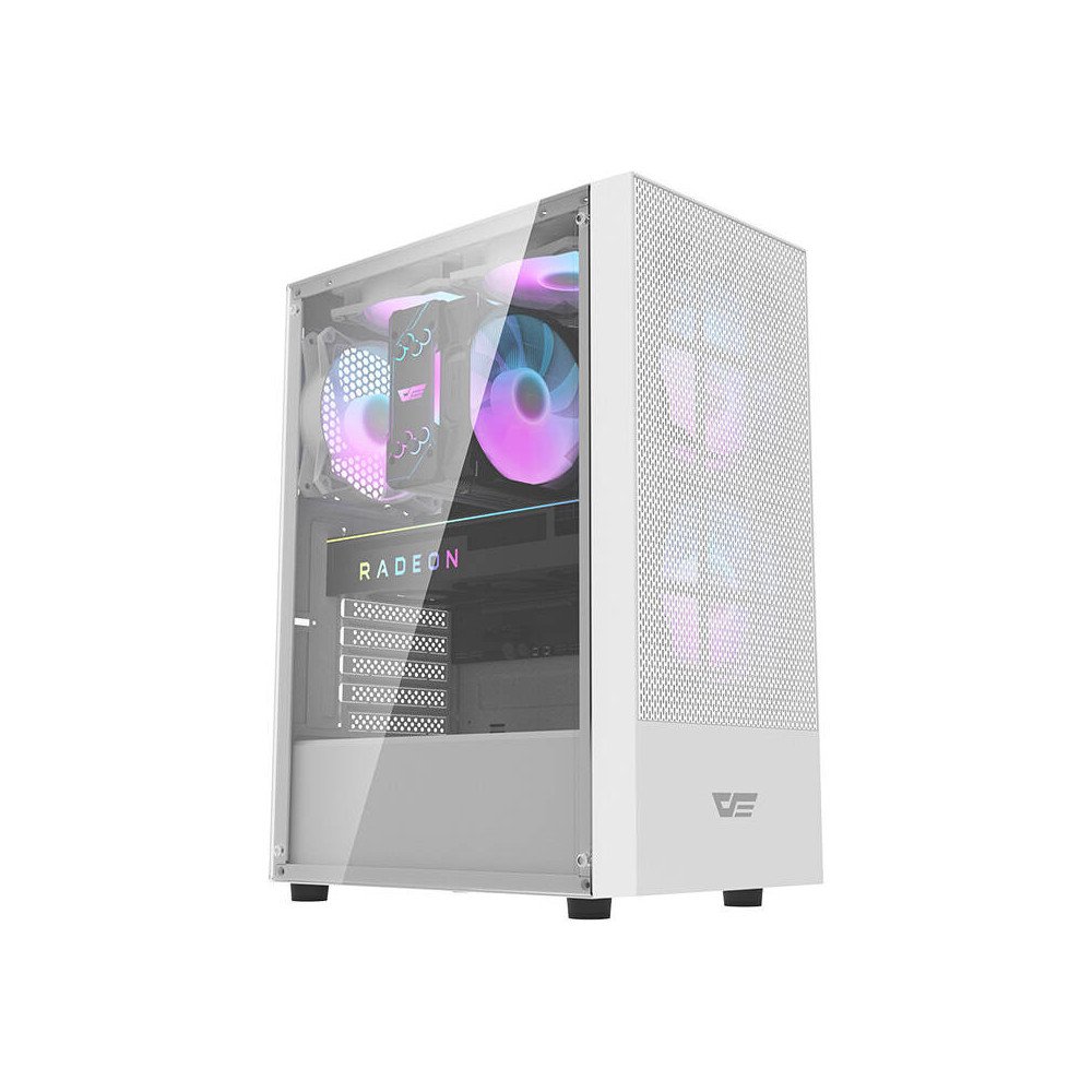 Darkflash A290 computer case (white) + 3 RGB fans