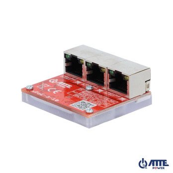 3 prievadu PoE jungiklis 10/100Mbps ATTE XPOE-3-10