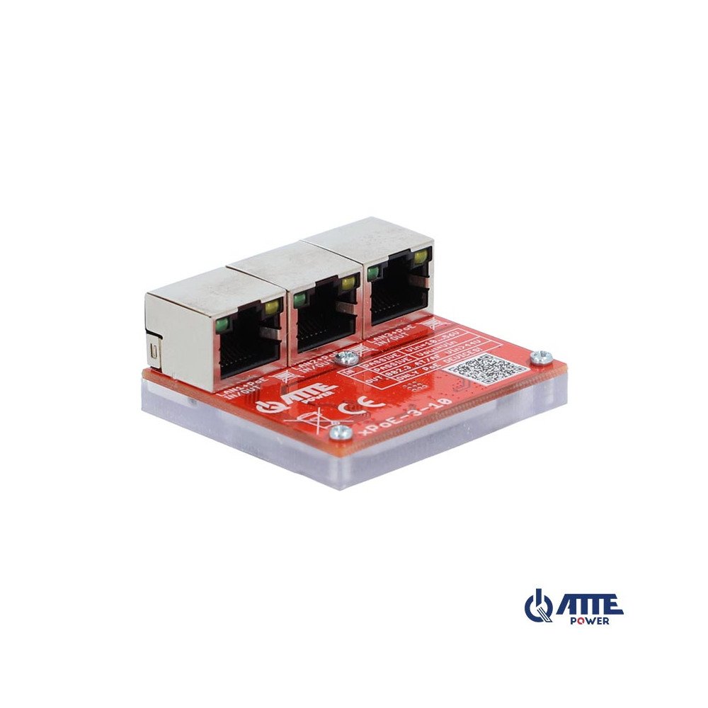 3-portu PoE sledzis 10/100Mbps ATTE XPOE-3-10