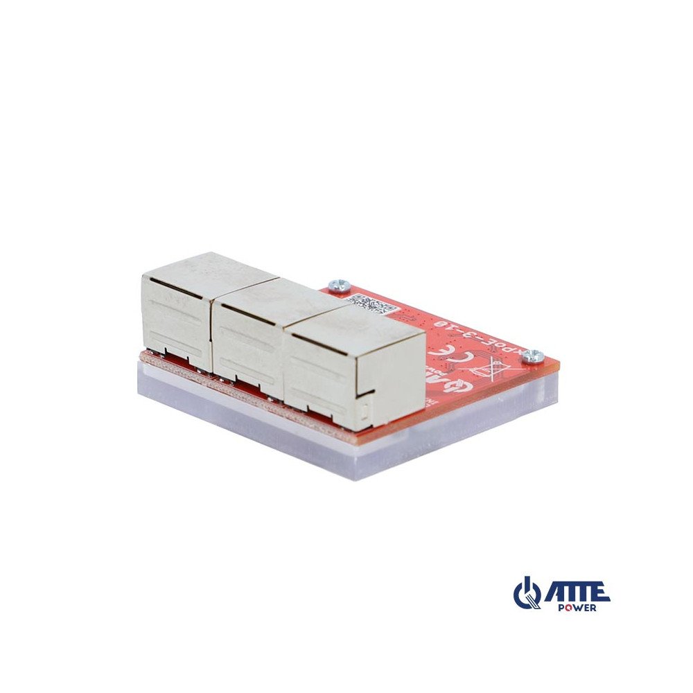 3-pordiline PoE-luliti 10/100Mbps ATTE XPOE-3-10