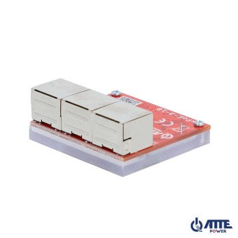 3 prievadu PoE jungiklis 10/100Mbps ATTE XPOE-3-10