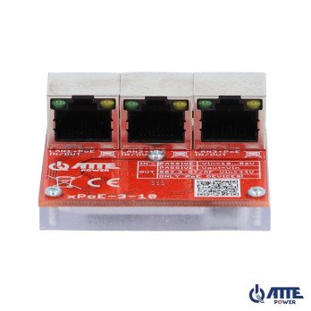 3 prievadu PoE jungiklis 10/100Mbps ATTE XPOE-3-10