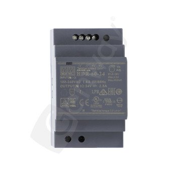 DC virtalahde 24V 2,5A, DIN