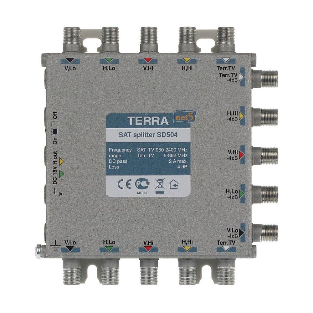 TV/SAT SPLITTER SD-504
