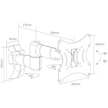 AX-FLEXI-APOLLO MONITOR HOLDER