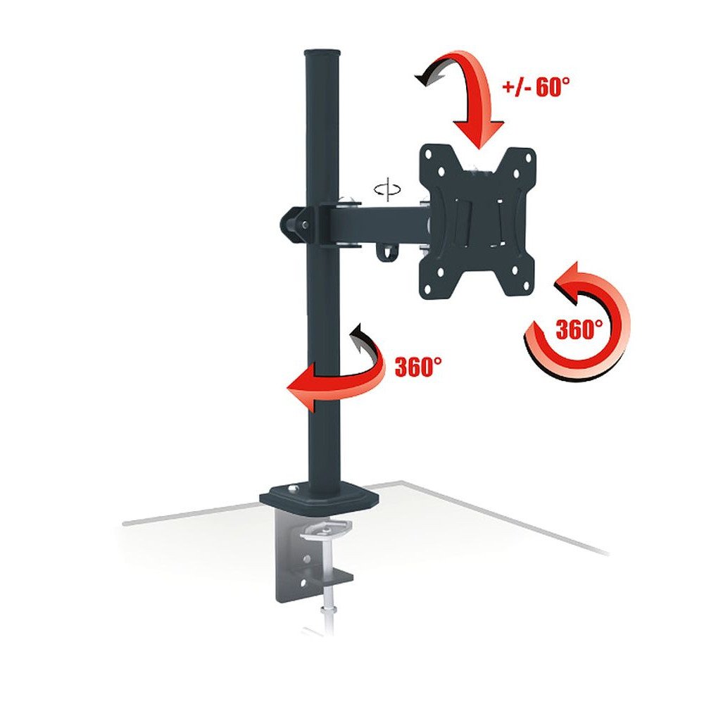 AX-PIXEL-SINGLE RED EAGLE MONITOR DESK HOLDER