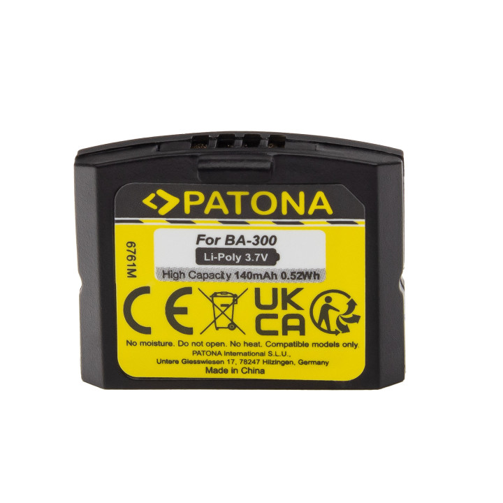 Aku Sennheiser BA300/HC BA-300 140mAh Li-Pol 3,7V