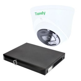 Tiandy TC-R3210-35XQ-FACE Surveillance Kit with Face Recognition and Intrusion Detection
