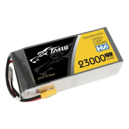 Tattu 23000 мАч 22,8 В 25C 6S1P Lipo аккумулятор с XT90-S