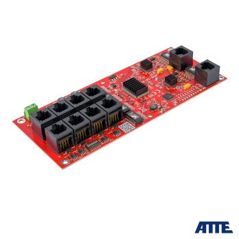 PoE 10 (8xPoE 10/100 / + 2xGigabit Uplink) ATTE XPOE-10-20-OF