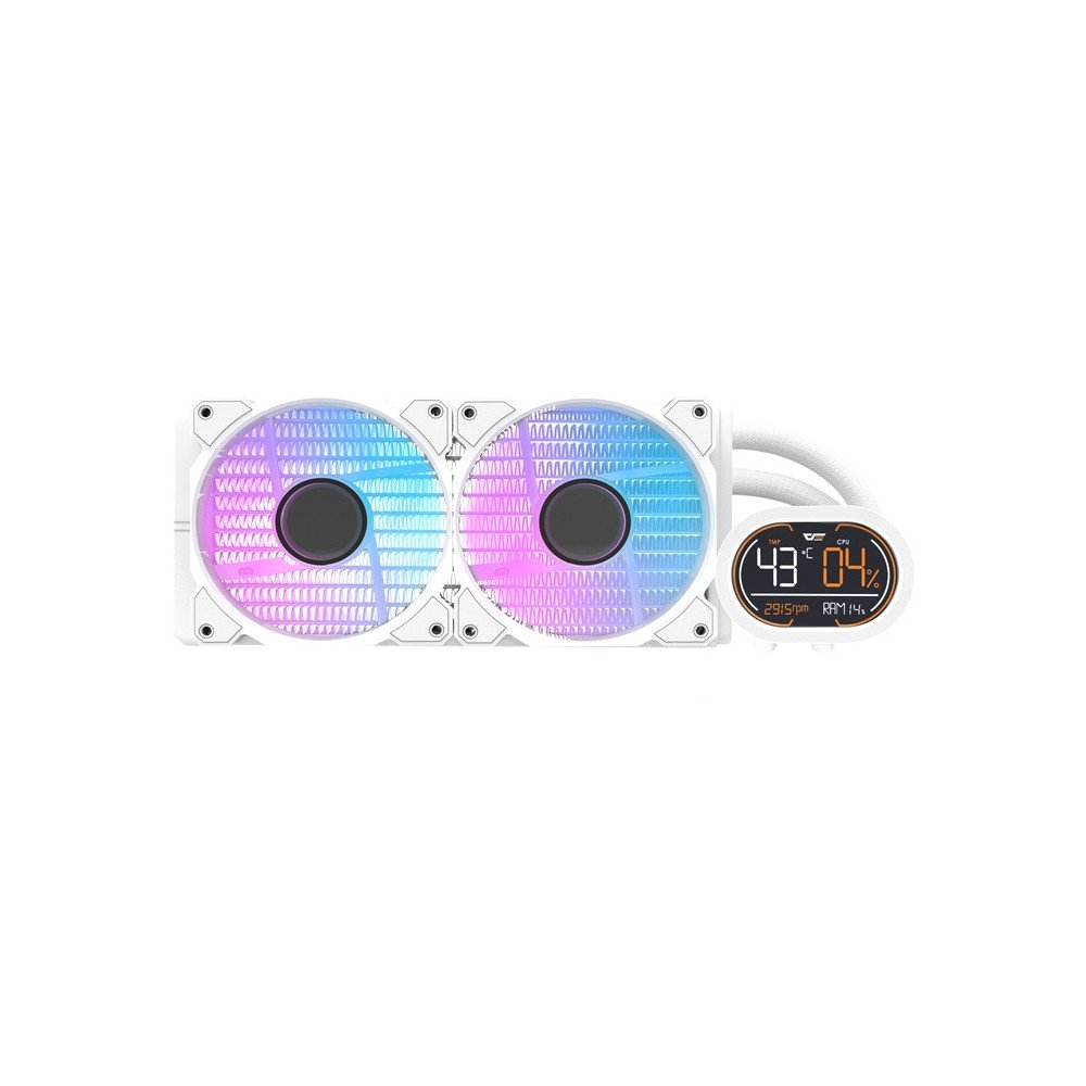 Darkflash DH240D CPU vandens ausintuvas (baltas)