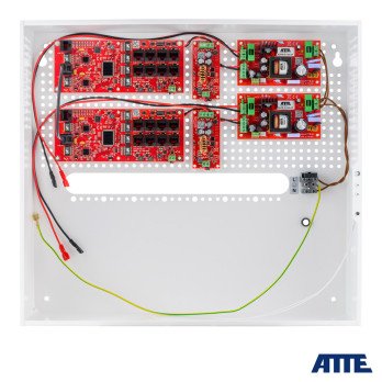 ATTE 16 IP-, ABOX-H (2 18 + ), 144 (2 x 72 ), 18- PoE (16 PoE 10/100 / + 2 Gigabit Uplink), IPUPS-16-20-H