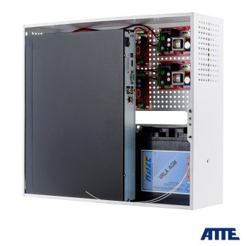 ATTE 16 IP-, ABOX-H (2 18 + ), 144 (2 x 72 ), 18- PoE (16 PoE 10/100 / + 2 Gigabit Uplink), IPUPS-16-20-H