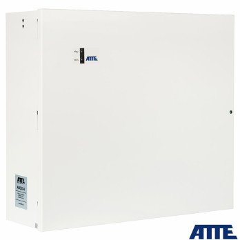 ATTE buferiu rinkinys 17 IP kameru, ABOX-H vidiniame korpuse (2x 18Ah baterija + NVR), 144W maitinimo saltinis (2x 72W), 18 prie