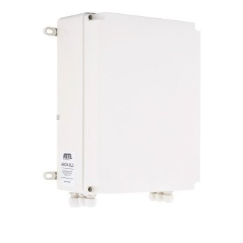 ATTE-puskurisarja 5 IP-kameralle, ABOX-XL2 ulkoisessa kotelossa (1x AKU 7Ah), 72W virtalahde, 6-porttinen PoE-kytkin 10/100Mbps 