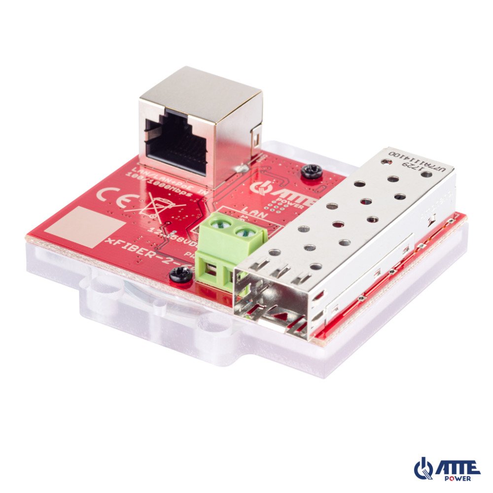 ATTE Ethernet SFP, PoE 802.3af PASSIVE. 1x LAN 10/100/1000 / 1x SFP 1000 /