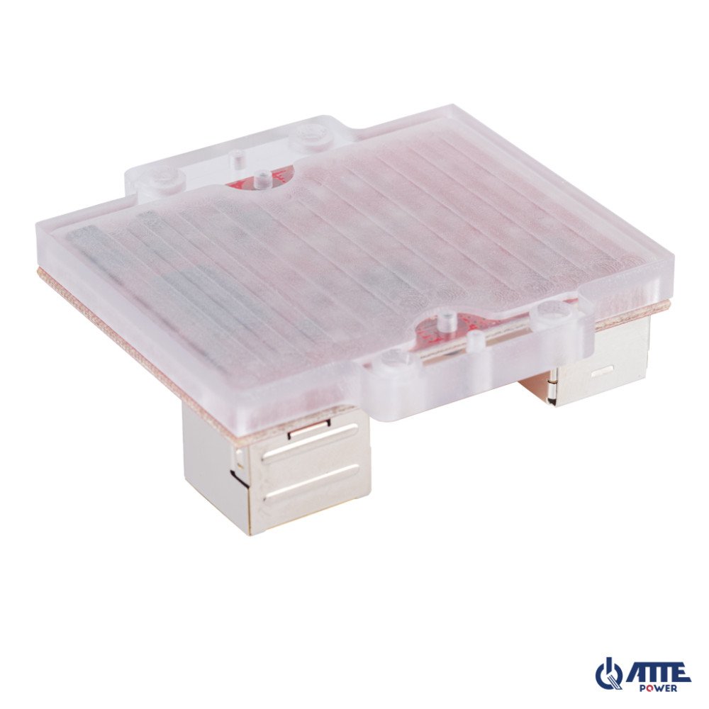 Gigabit media konverteris ATTE Ethernet - SFP, maitinimo tiekimo is PoE 802.3af arba PASSIVE galimybe. 1x LAN 10/100/1000 Mbps i