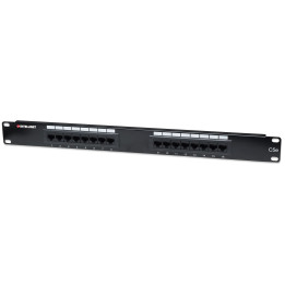 Intellinet 513548 Cat5e UTP 16-портовая патч-панель 1U черная