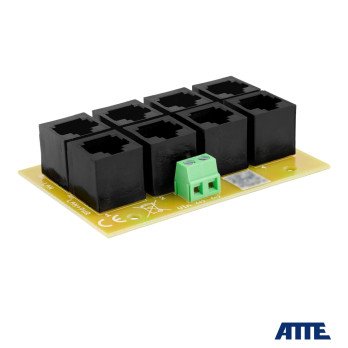 PoE PASSIVE 4-kanaliline ATTE AEPI-4-10-OF adapter