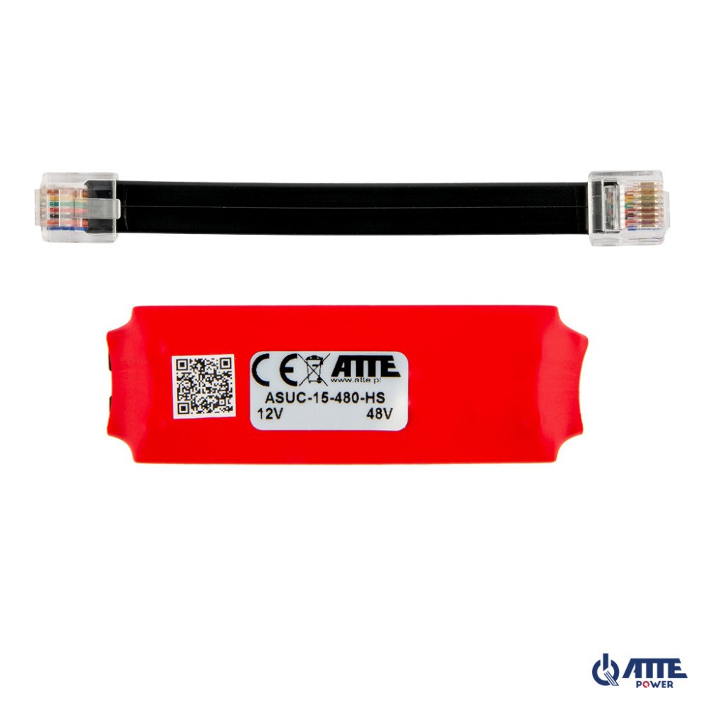 PoE PASSIVE adapteri lisaa jannitetta ATTE ASUC-15-480-HS