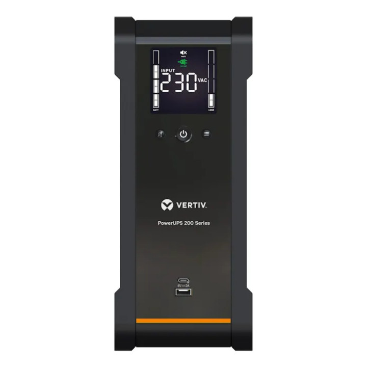 Vertiv PSA6-1000IT-SCH Line-Interactive UPS 1 kVA / 625 W, 4 pistikupesa, must