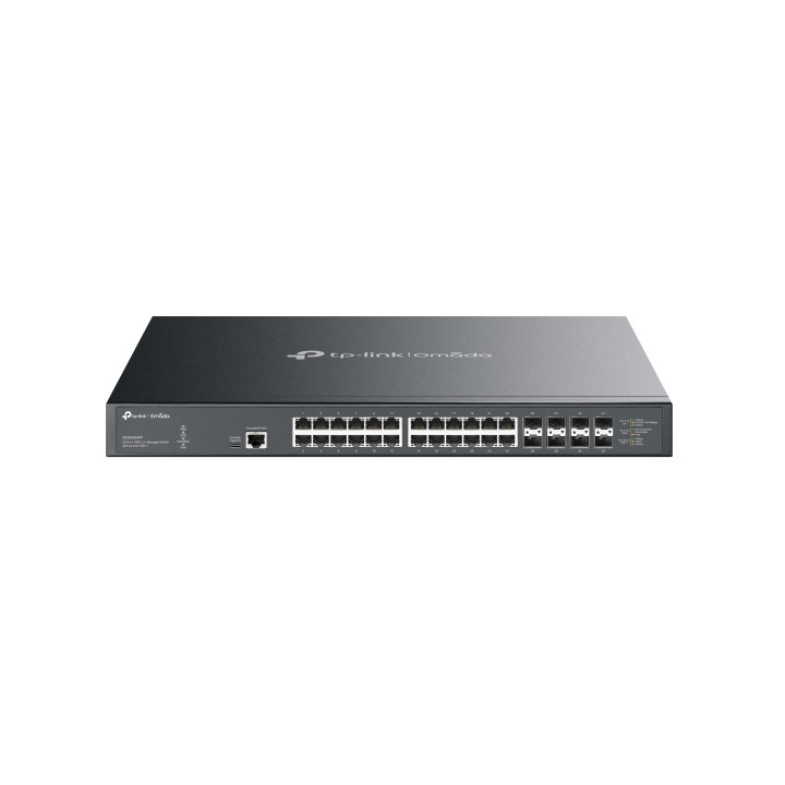 TP-LINK SX3832MPP Omada 32-Port 10GE L2+ Managed Switch 24x 10G RJ45 PoE++ Ports 8x 10G SFP+ Slots