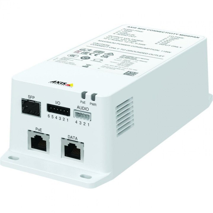 AXIS TU8003 Midspan 90W PoE Injector 230V AC
