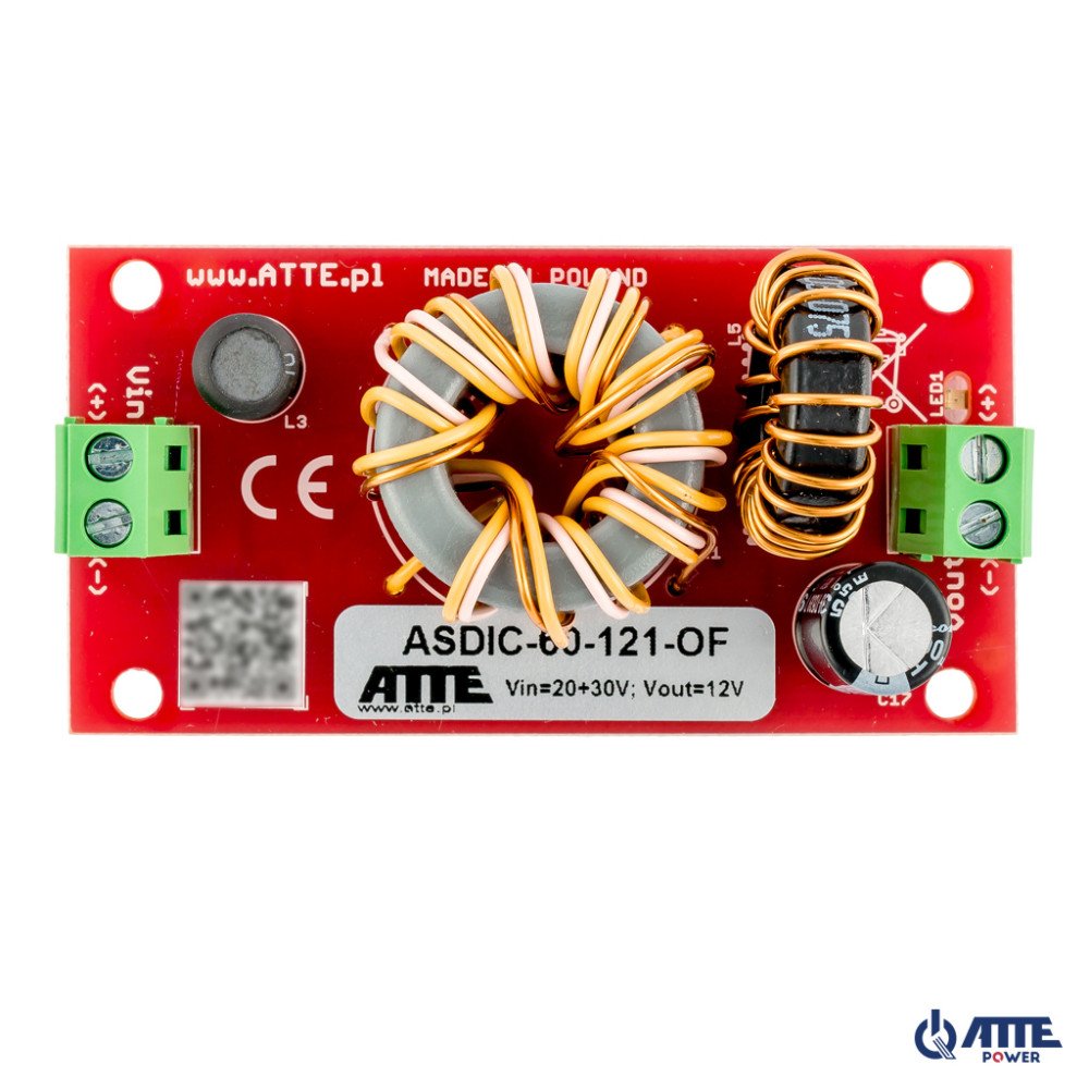 Isoleeritud DC/DC muundur ATTE ASDIC-60-121-OF