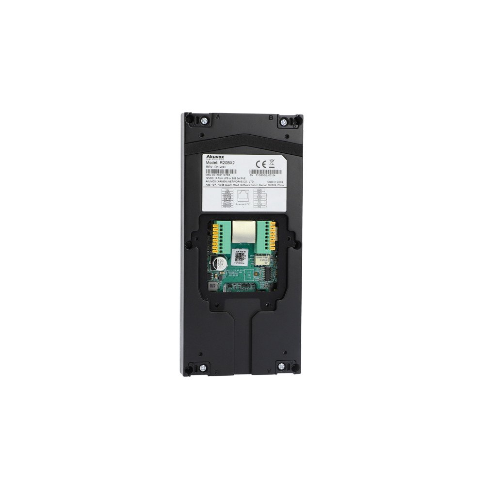 Akuvox R20BX2 Isorinis skydelis, 2 seima, montuojamas ant pavirsiaus