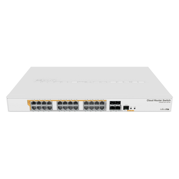 MikroTik CRS328-24P-4S+RM 24-портовый PoE коммутатор 500 Вт
