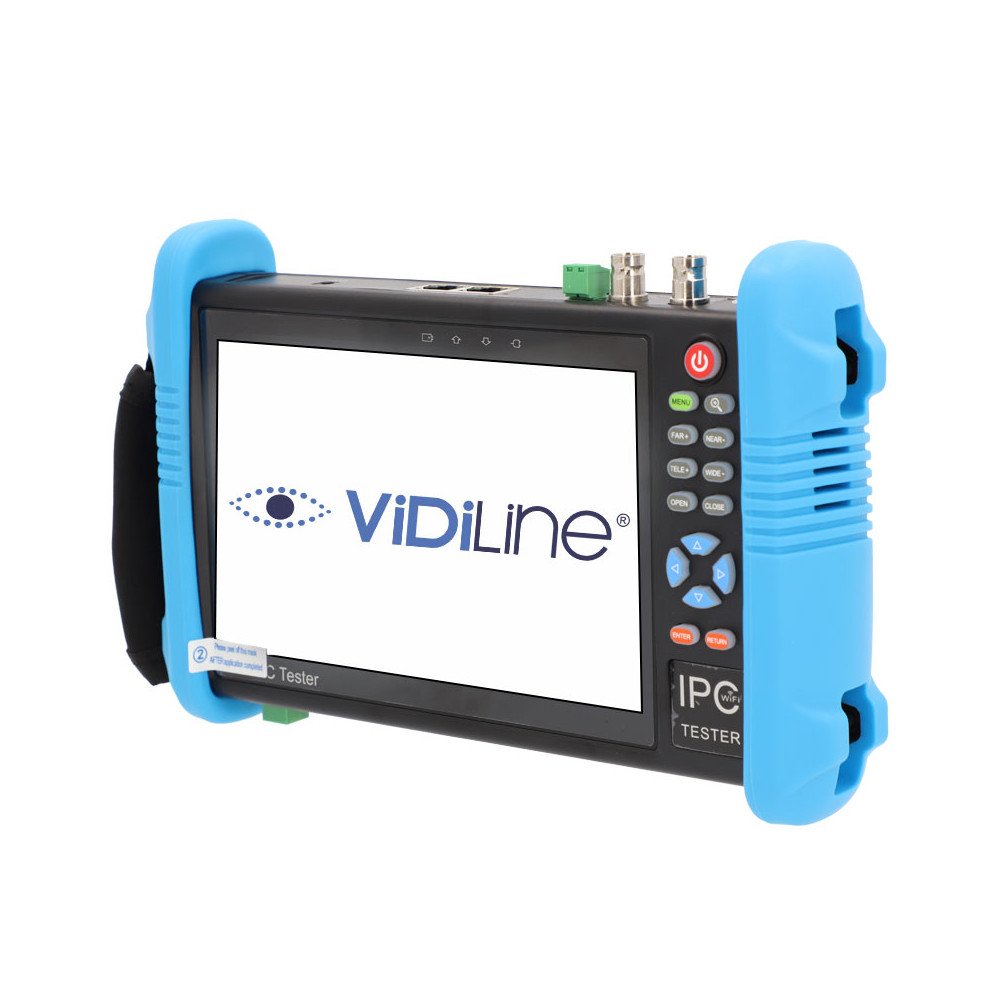 Tester kaameraga CCTV 7" 4K 8Mpx VIDI-TES-7-PRO IP AHD CVI TVI HDMI-IN/OUT VGA-IN