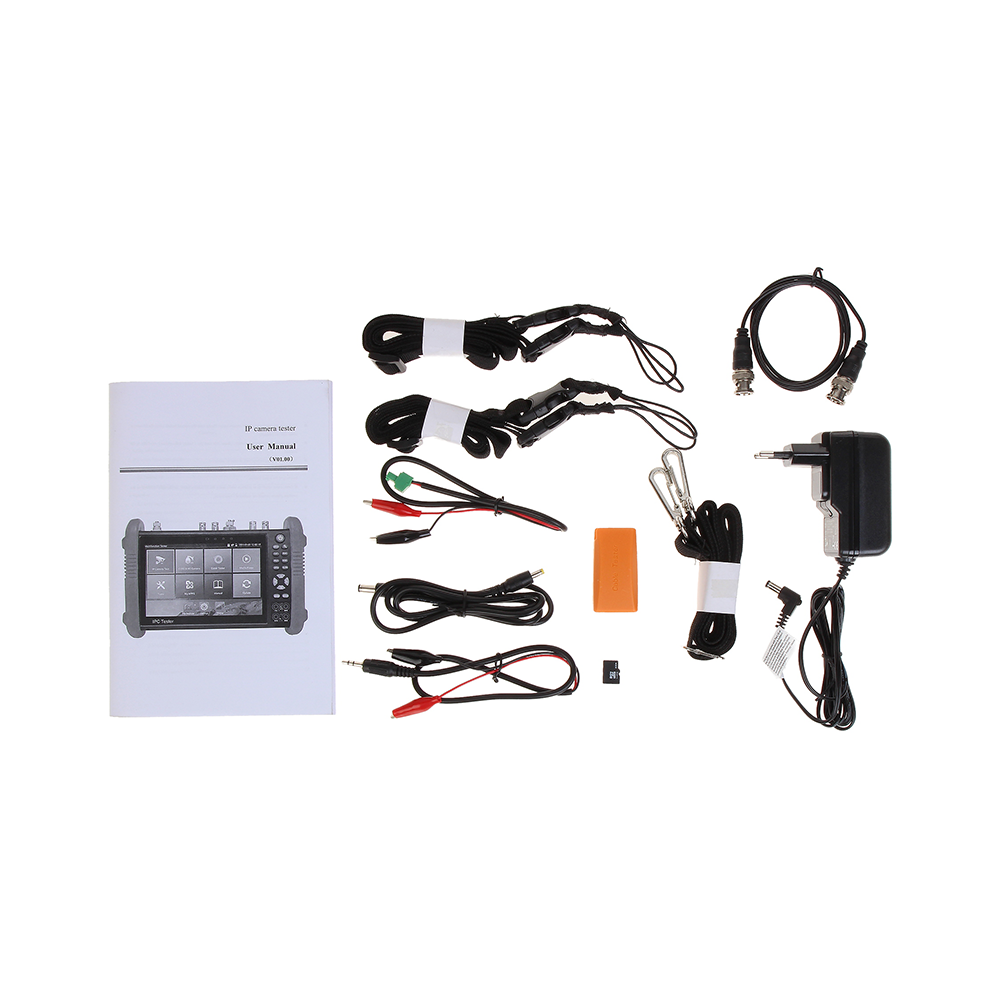 7" 4K 8Mpx VIDI-TES-7-PRO IP AHD CVI TVI HDMI-IN/OUT VGA-IN