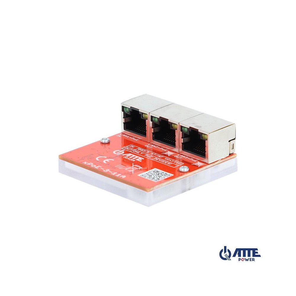 XPOE-3-11A Switch PoE 3 port 10/100Mbps laiendus