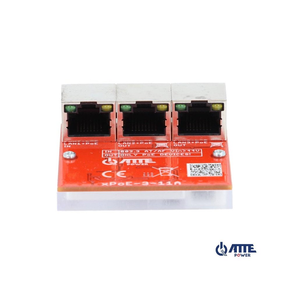 XPOE-3-11A Switch PoE 3 prievadas 10/100Mbps pletiklis
