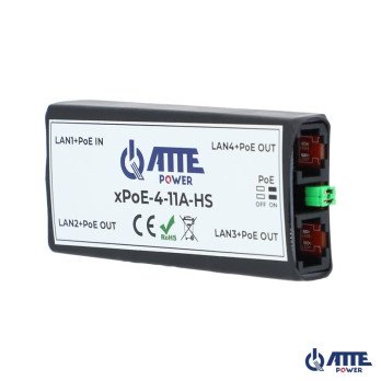PoE 3 10/100/, XPOE-4-11A-HS