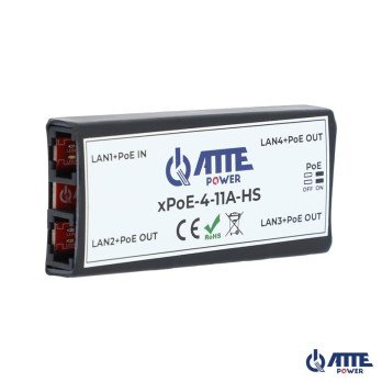 PoE 3 10/100/, XPOE-4-11A-HS