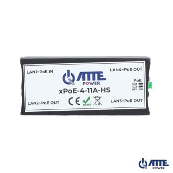 PoE 3 10/100/, XPOE-4-11A-HS