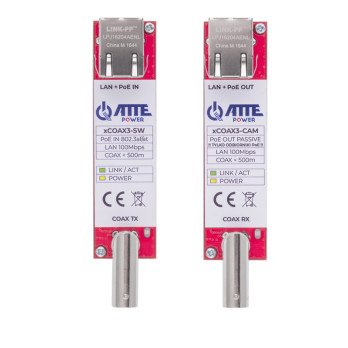 Joukko aktiivisia muuntimia Ethernet-lahetysta varten