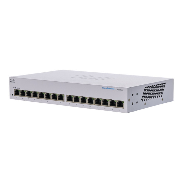 Cisco CBS110-16T-EU Nenodrošināts 16 portu PoE slēdzis