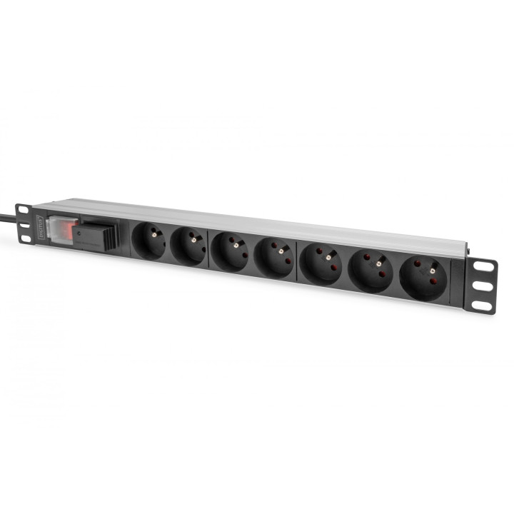 DIGITUS DN-95407-FR 1U PDU 7x CEE 7/5 16A для стойки