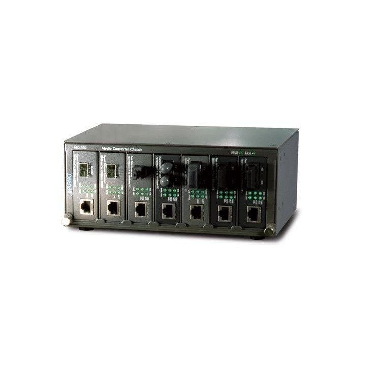 PLANET MC-700 7-слотовое 10" шасси для медиаконвертеров