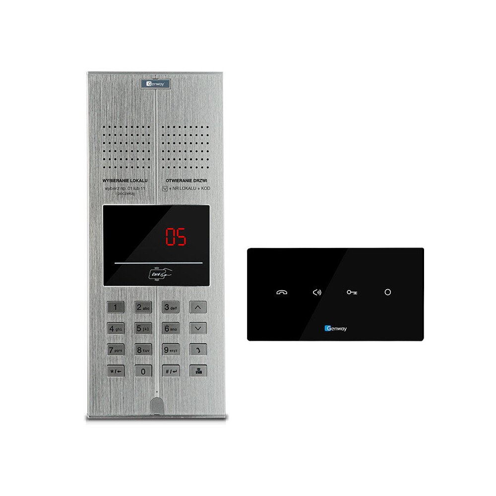 6-family digital intercom GENWAY WL-03NL V2 Hands-free Uniphone